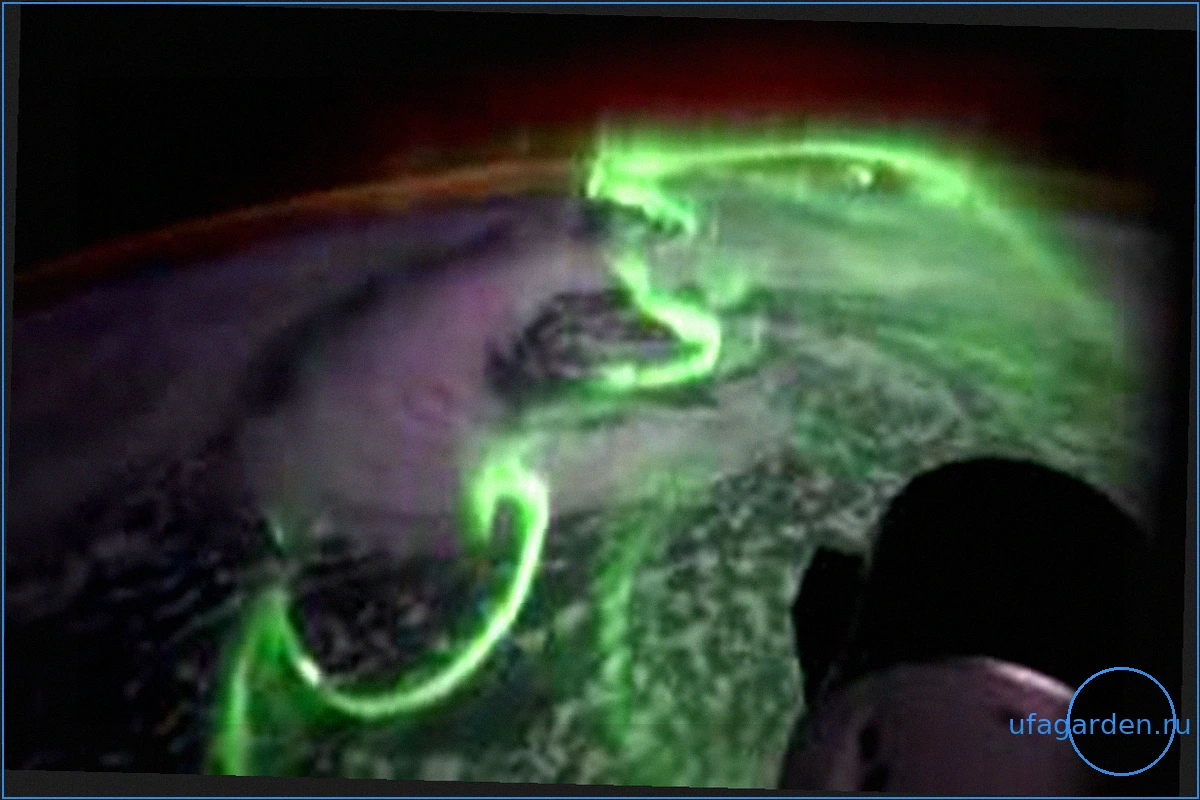 Таймлапс Южного сияния (Aurora Australis) из космоса
